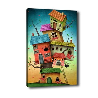 Tree Houses kép, 40 x 60 cm - Tablo Center