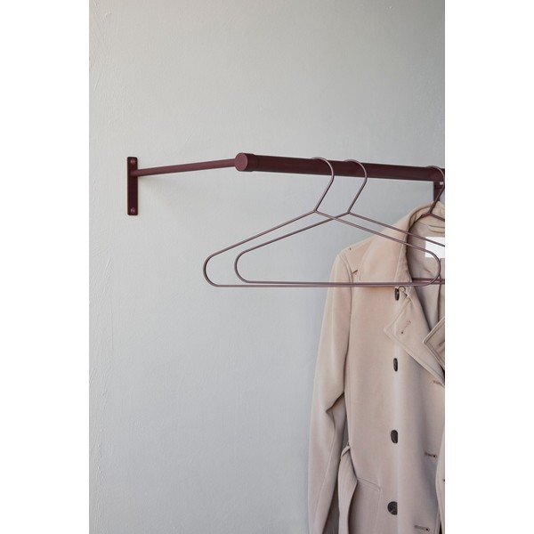 Borvörös rozsdamentes acél fali fogas 90 cm Hang-It – Mette Ditmer Denmark-image-4