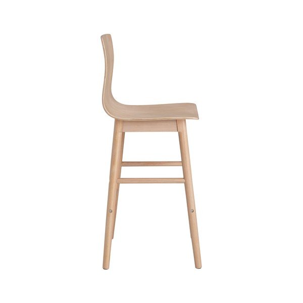 Natúr színű kaucsukfa bárszék (ülésmagasság 68 cm) Svensen – Ellos Home-image-3