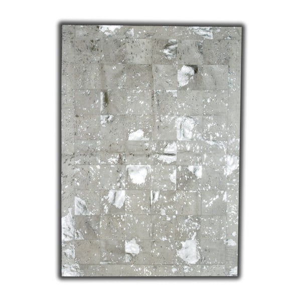 Dicecio állatbőr szőnyeg ezüst mintával, 180 x 120 cm - Pipsa