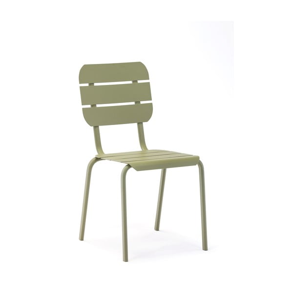 Zöld fém kerti szék szett 4 db-os Alicante – Ezeis
