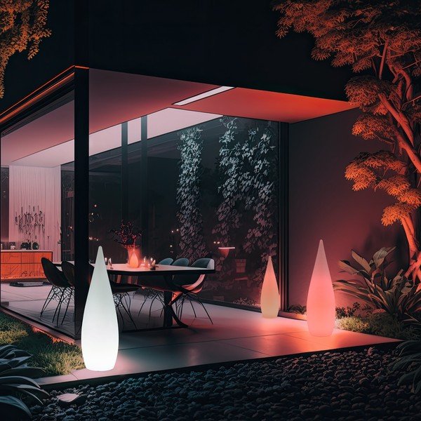 Kültéri lámpa távirányítóval ø 37 cm Palmas – Reality-image-1