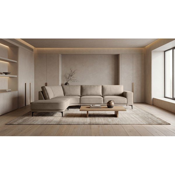 Világosbarna sarokkanapé (bal oldali) Copenhagen – Scandic-image-1