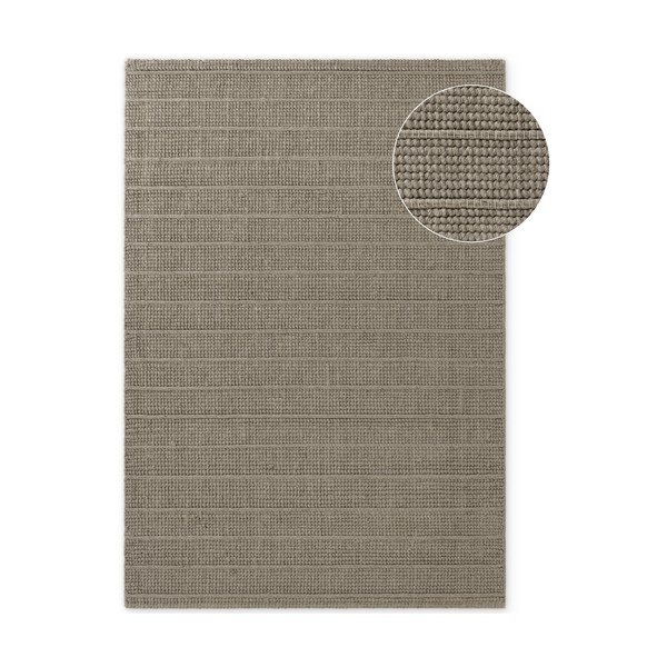 Szürke kézi szövésű gyapjú szőnyeg 120x170 cm Camden Parker – Ted Baker