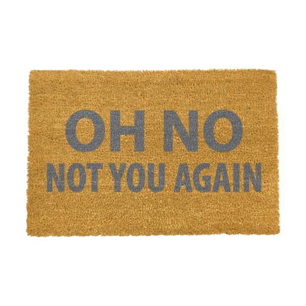 Not You Again Grey lábtörlő, 40 x 60 cm - Artsy Doormats