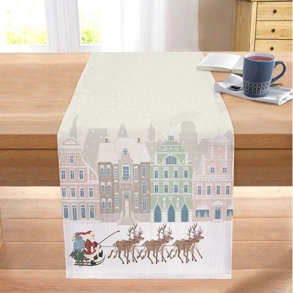 Asztali futó karácsonyi mintával 45x140 cm Merry Christmas – Mila Home