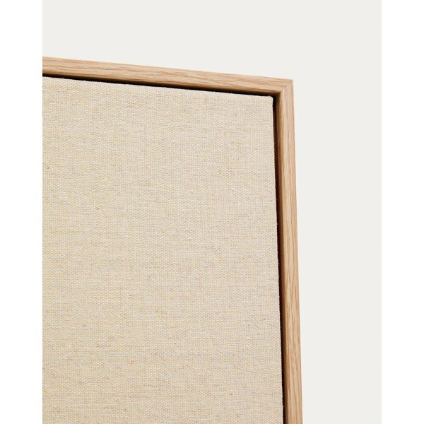 Kézzel festett keretezett-vászon kép 80x100 cm Salin – Kave Home-image-4