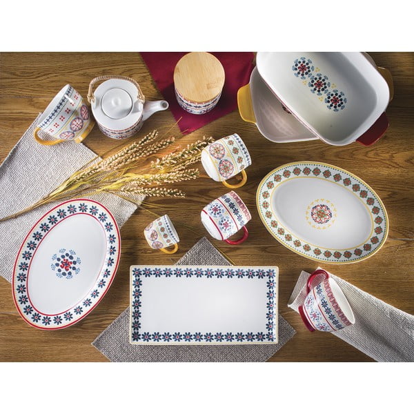 Gardeny porcelán tálaló tányér, 29,5 x 21 cm - Villa Altachiara-image-1