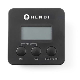 Fekete mágneses digitális időzítő - Hendi