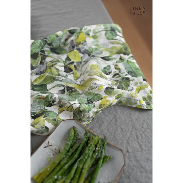 Len asztali futó 40x200 cm Lotus – Linen Tales-image-1