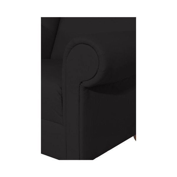 Monarch Black fekete színű füles fotel - Max Winzer-image-4