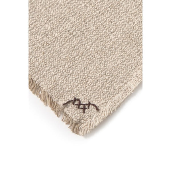 Krémszínű pamut takaró 130x180 cm Handloom – Lorena Canals-image-4