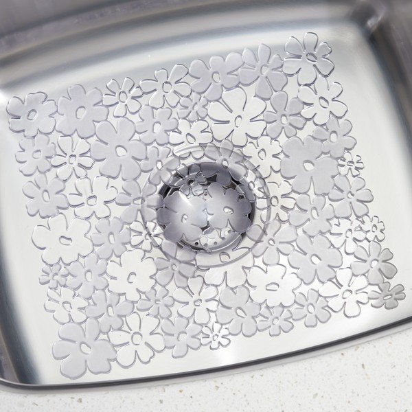 Blumz átlátszó mosogató alátét, 28 x 30,5 cm - iDesign-image-1