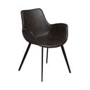 Sötétszürke kárpitozott karfás étkezőfotel Hype – DAN-FORM Denmark