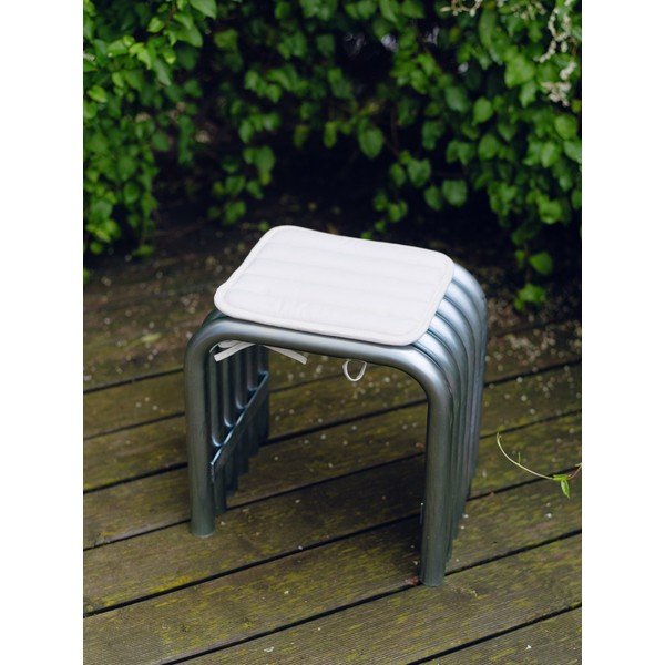Ezüstszínű fém kerti szék Nokk – noo.ma-image-3