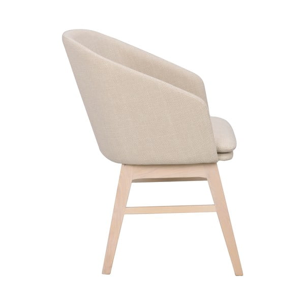 Bézs kárpitozott étkezőfotel szett 2 db-os Windham – Rowico-image-4