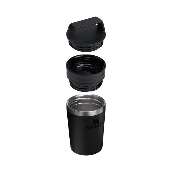 Fekete rozsdamentes acél termobögre 230 ml Café-To-Go Travel Mug Black 2.0 – Stanley-image-1
