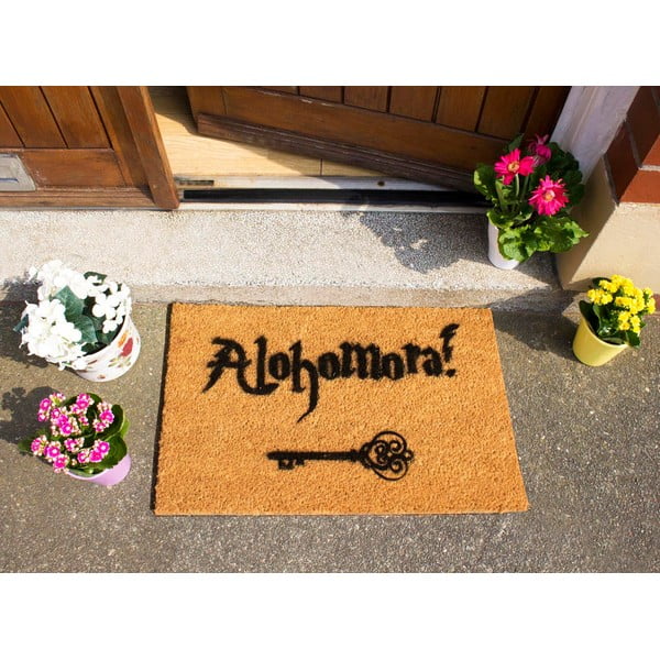 Alohomora természetes kókuszrost lábtörlő, 40 x 60 cm - Artsy Doormats-image-1