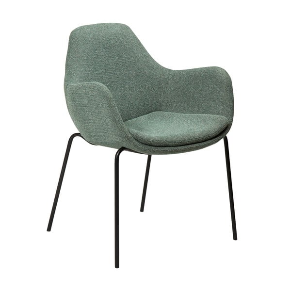 Világoszöld buklé fotel Zimmer – DAN-FORM Denmark