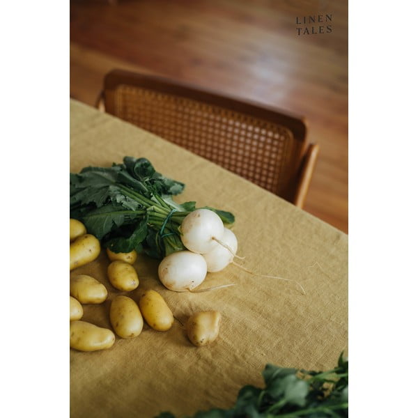 Len asztalterítő 140x140 cm – Linen Tales-image-3