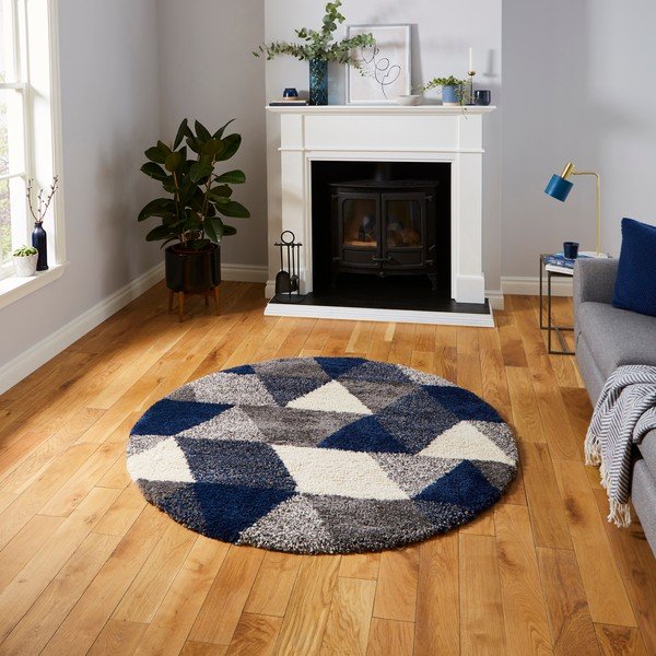 Royal Nomadic Lagoon Triangle szőnyeg, ø 160 cm - Think Rugs-image-1