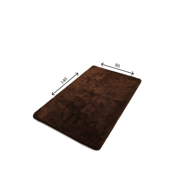 Sötétbarna fürdőszobai kilépő 80x140 cm Havai – Foutastic-image-3