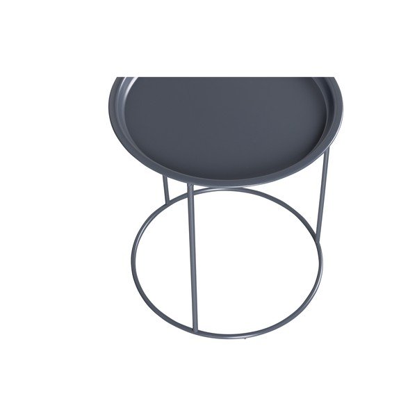 Ivar szürke tárolóasztal, ø 40 cm - WOOOD-image-3