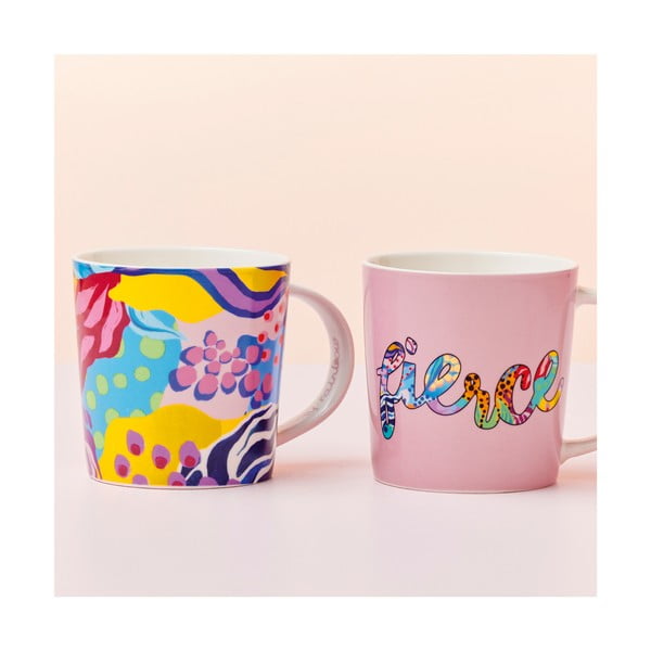 Porcelán bögre szett 2 db-os 380 ml Be Fierce – Maxwell & Williams-image-1