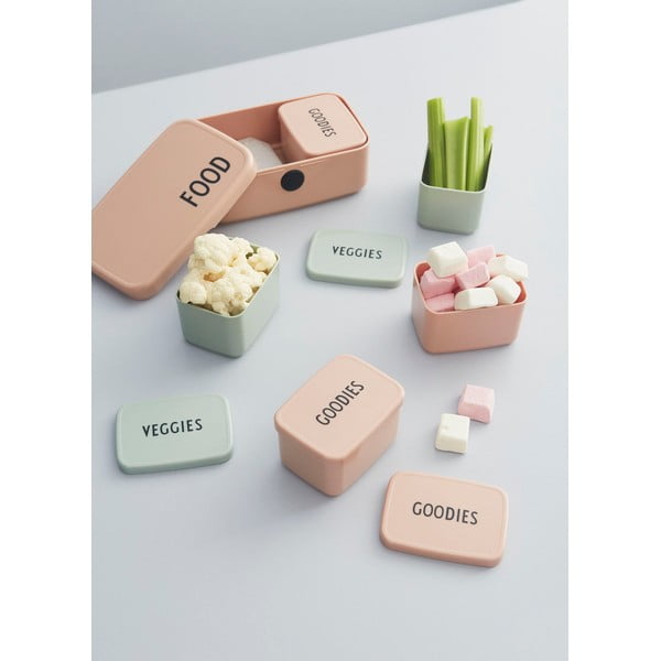 Goodies rózsaszín snack doboz, 8,2 x 6,8 cm - Design Letters-image-4