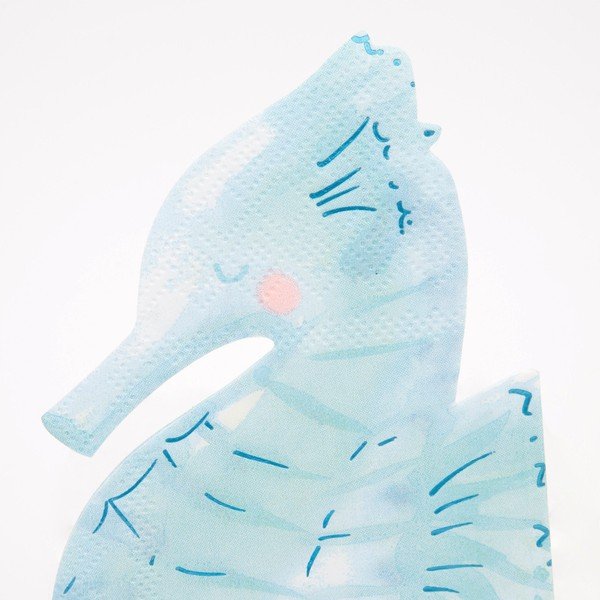 Papír szalvéta szett 16 db-os Seahorse – Meri Meri-image-3