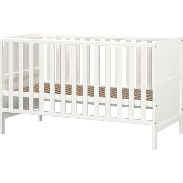 Fehér tömörfa babaágy 70x140 cm Alkmaar – Germania