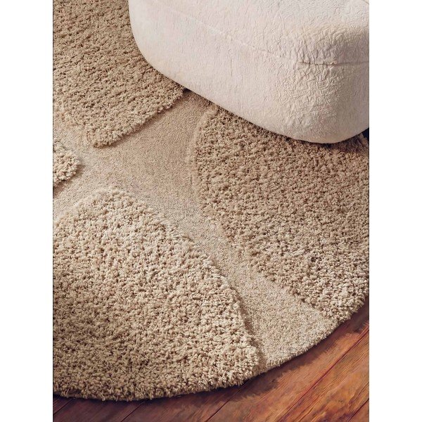 Bézs kézi szövésű kerek szőnyeg ø 160 cm Lambeth Jasper – Ted Baker-image-3