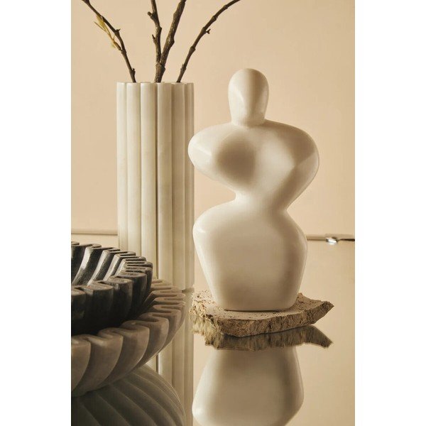 Fehér márvány váza (magasság 20 cm) Savio – Premier Housewares-image-2