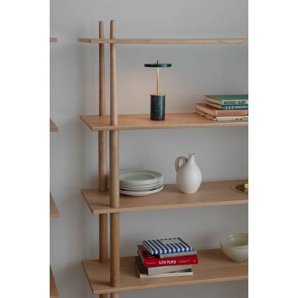 Zöld márvány LED dimmelhető asztali lámpa fém búrával (magasság 25,5 cm) Asteria Move Mini – UMAGE-image-1