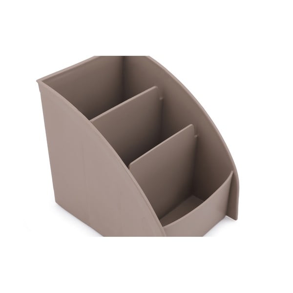 Bézs műanyag fürdőszobai rendszerező kozmetikumokhoz – Hermia-image-3