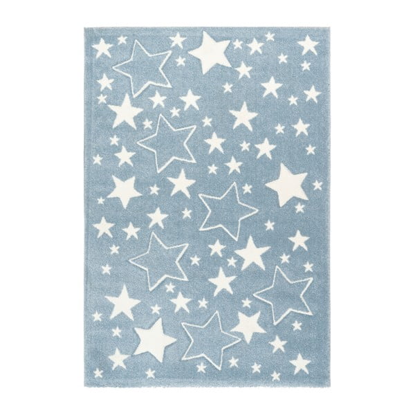 Csillagocska kék gyerekszőnyeg, 80 x 150 cm - Kayoom