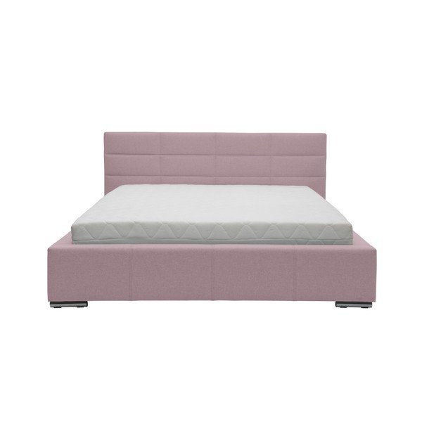 Reve halvány rózsaszín kétszemélyes ágy, 140 x 200 cm - Mazzini Beds-image-3