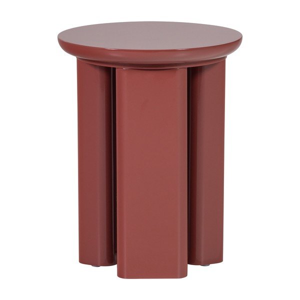 Fényes kerek tárolóasztal ø 40 cm Orivo – WOOOD-image-2