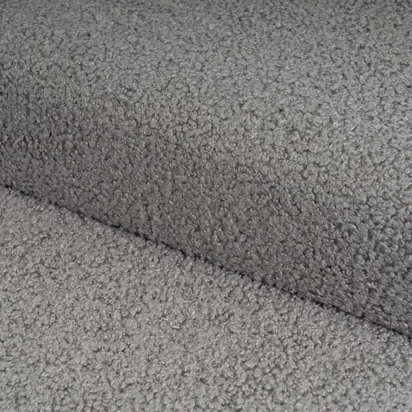 Szürke buklé puff Folding – Casa Selección-image-1