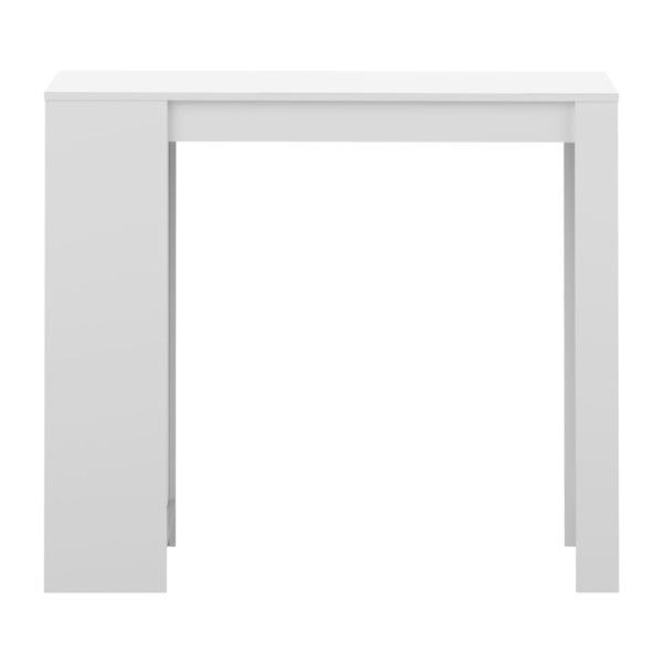 Aravis fehér bárasztal, fehér asztallappal - TemaHome-image-1