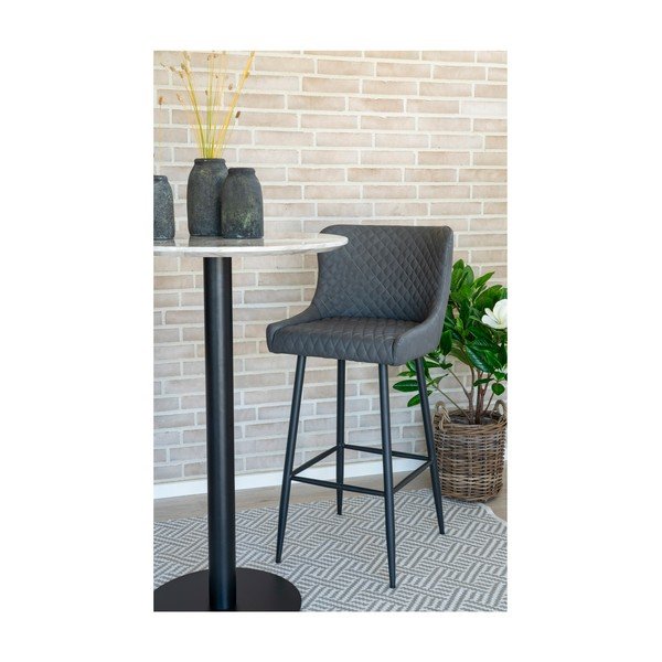 Sötétszürke bárszék 105 cm Dallas – House Nordic-image-4