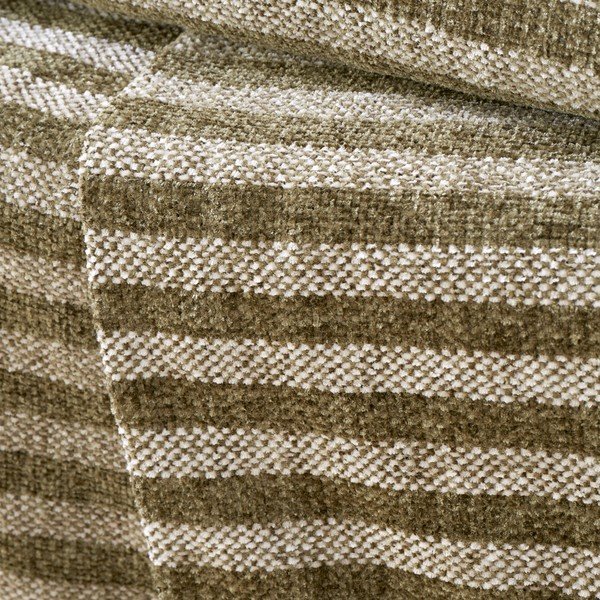 Zöld bársony takaró 130x170 cm Stripe Chenille – Catherine Lansfield-image-2