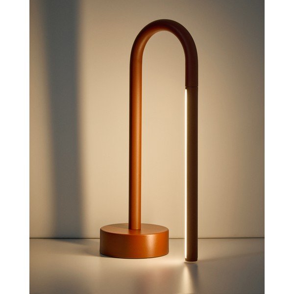 Piros fém LED asztali lámpa (magasság 30 cm) Bow – Kave Home-image-2