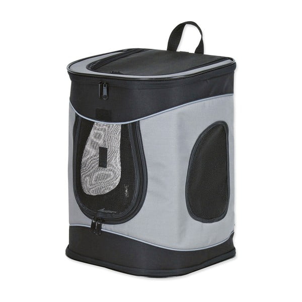 Szürke állathordozó hátizsák 30x34 cm Trixie Timon – Plaček Pet Products