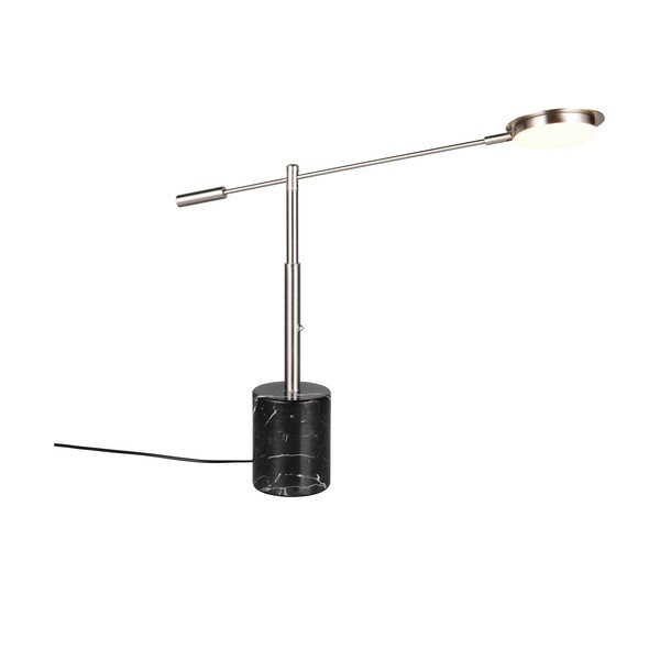Fekete-ezüstszínű LED asztali lámpa (magasság 65 cm) Fiore – Trio Select-image-4