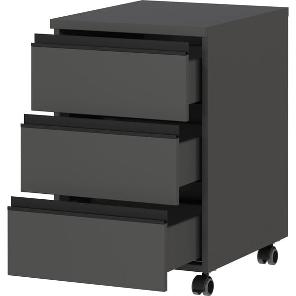 Antracitszürke szekrény 40x63 cm Bedano – Germania-image-3