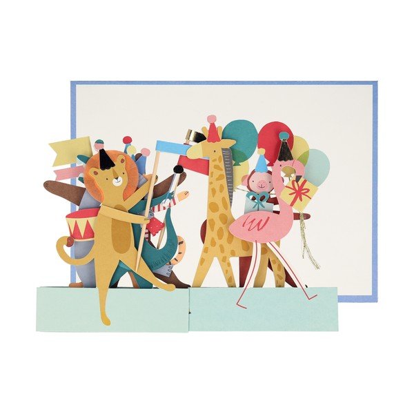 Üdvözlőlap Animal Parade – Meri Meri-image-3
