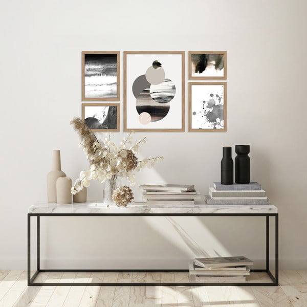 Kép szett 5 db-os 30x40 cm Planets – Malerifabrikken-image-1