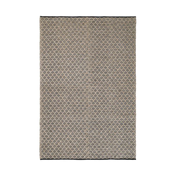 Fekete-natúr színű kültéri-beltéri szőnyeg 200x300 cm Dhawan – Bizzotto