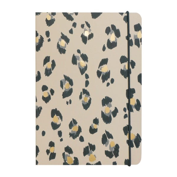 Leopard jegyzetfüzet, A5, 160 oldalas - Portico Designs
